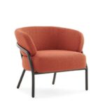 Sorrento lounge chair in orange.