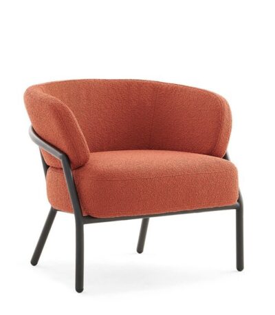 Sorrento lounge chair in orange.