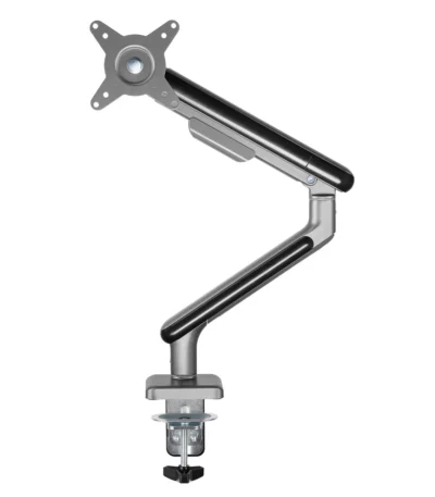 Neo single monitor arm in space grey.