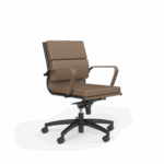 Mode midback chair in chocolate.