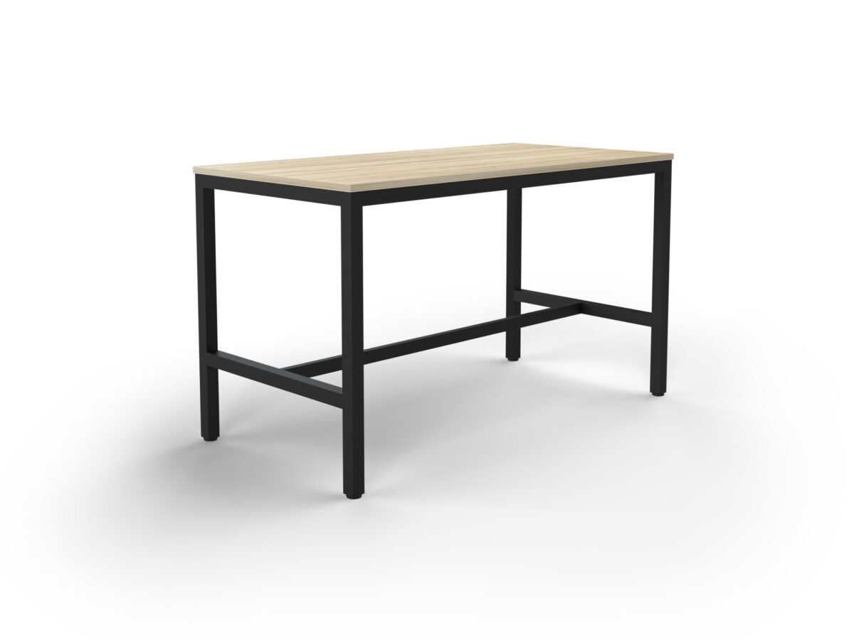 Axis barleaner in oak and black.