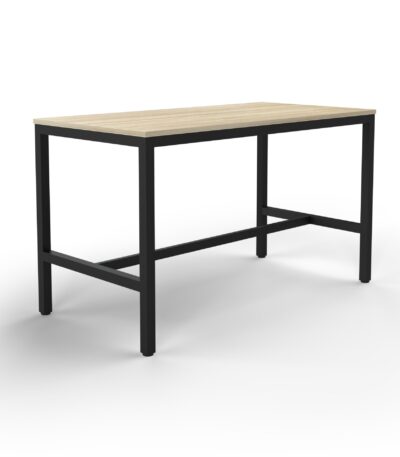 Axis barleaner in oak and black.