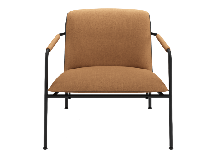 Jasper lounge chair in amber.