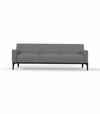Cedar 3-seater lounge in charcoal.