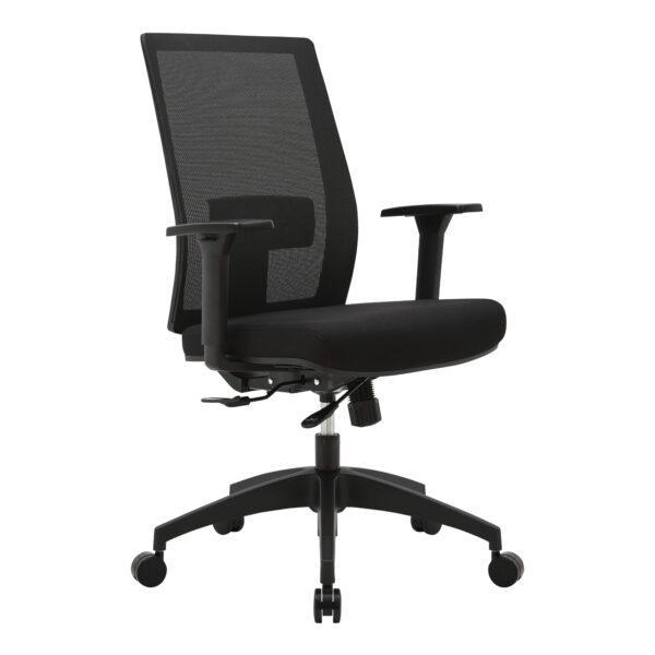 Mantra ergonomic office chair with arms.