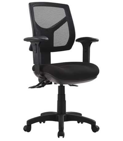 Rio medium back ergonomic office chair with arms.