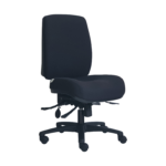 ErgoSelect Stride chair with medium back in black.