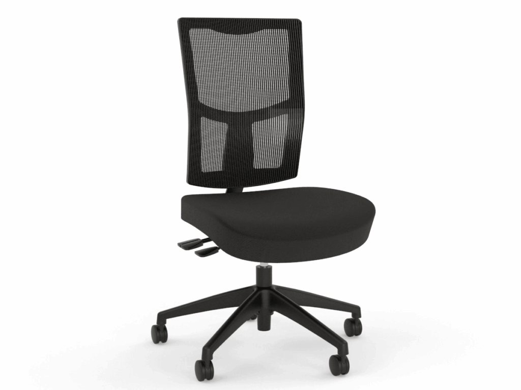 Urban mesh ergonomic chair.