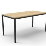 Rapid drafting table with oak top.