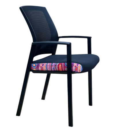 Darwin visitor chair in black opal.