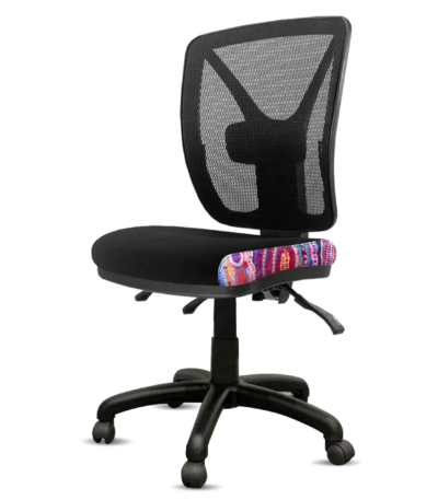 Kimberley office chair in black opal.