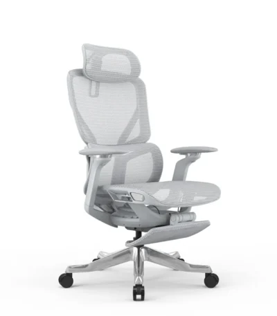 UpDown Ergo Dual Air chair in light grey.