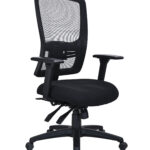 Ergona office chair with arms.
