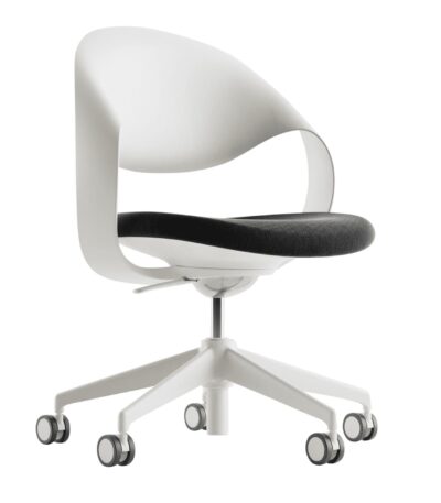 Buro Konfurb Loop chair in white.
