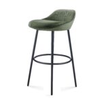 Eros bar stool in olive.