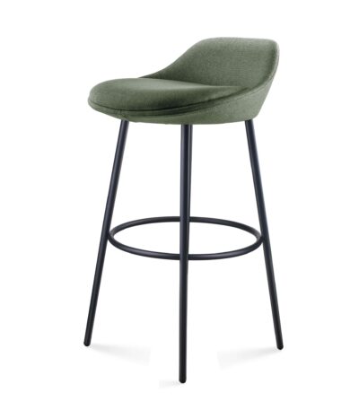 Eros bar stool in olive.