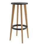 Uri counter stool in black.