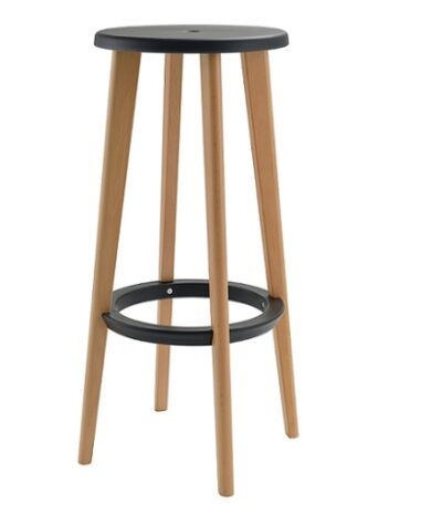 Uri counter stool in black.