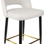 Semifreddo counter stool in light grey.