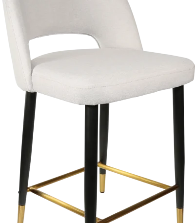 Semifreddo counter stool in light grey.
