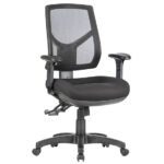 Hino ergonomic office chair with arms.