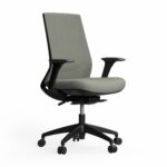 Laine mesh office chair in grey.