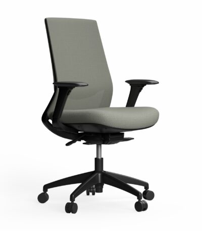 Laine mesh office chair in grey.