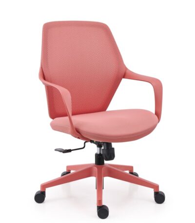 Ella mesh chair in coral.