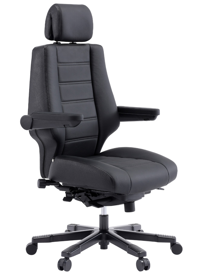 Enduro Enduro leather executive office chair.