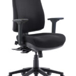 Maple ergonomic office chair with arms.