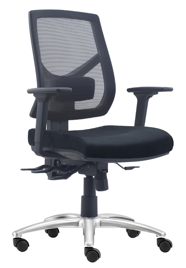 MetricArms Metric ergonomic office chair with arms.