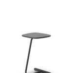 Uno side table in black.