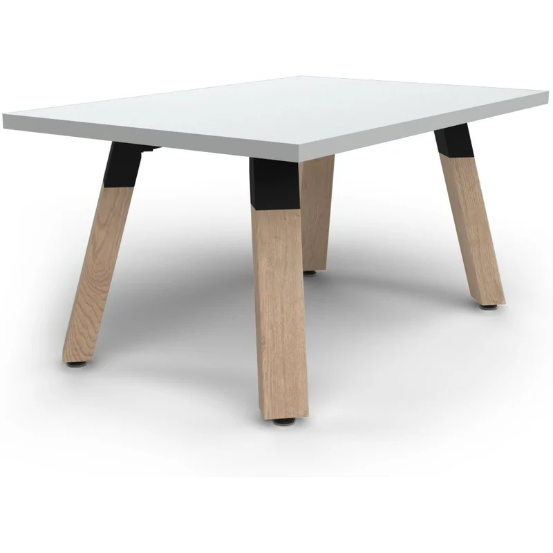 OG_PLCT96_W_c751e398-0c8d-46b6-9cc0-3c859031625d Plantation rectangular coffee table with white melamine top and oak legs.