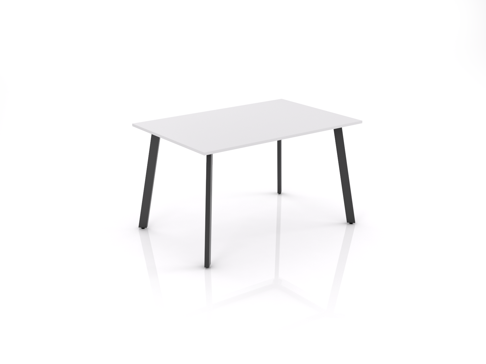 Flare-Bar-Leaner-1800-x-1200-Black-WHT Flare bar leaner with black frame and studio white melamine top.
