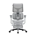 Sihoo Doro S300 chair in grey with footrest.