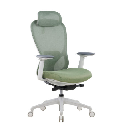 UpDown Ergo Studio chair in sage green.