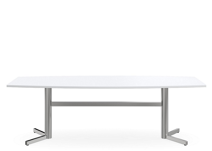 Supreme_2400w_1200d_W_01 Supreme boardroom table with white top.