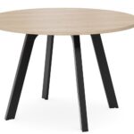 Toro meeting table with black base.