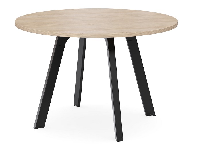 Toro meeting table with black base.